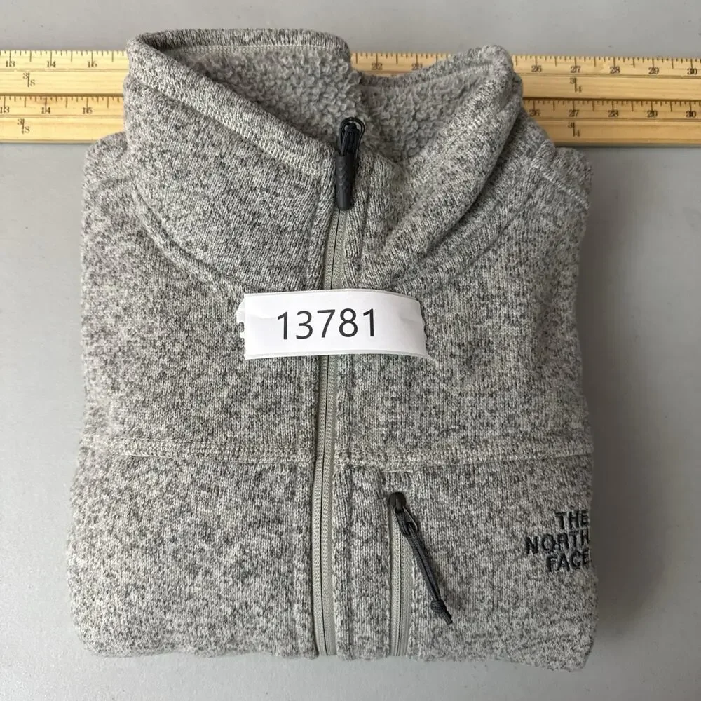 The North Face Gordon Lyons Men’s Large Gray Quarter Zip Fleece Pullover